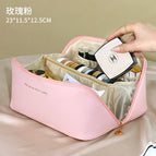 Rose pink【☆Partitioned storage, extra large capacity, anti-fouling and dirt-resistant]