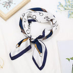 16# white blue horseshoe 70*7015 / 70*70
