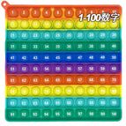 1-100 numbers (rainbow 15cm)