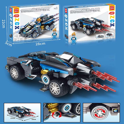 Compatible with Lego Bricks Gundam Transforming Robot Car Military Destroyer Educational Assembly Children's Toy Building Blocks