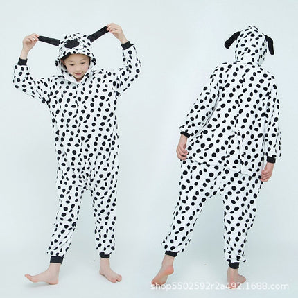 Mixed batch autumn and winter flannel cartoon one-piece pajamas home performance clothes toilet version adult home clothes pajamas