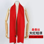 Mulberry silk big red short beard / 190
