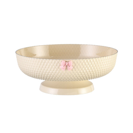 Fruit Plate High-foot Draining Light Luxury High-end Living Room Coffee Table Household Snack Candy Plate Dried Fruit High-value Pendant Plate