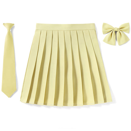 Factory Outlet in stock New High Waist Japanese plus size Animation Pleated Skirt Spring and Autumn COS Class Uniform School Uniform Men's and Women's Skirt