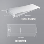 Horizontal hand-held storage book (including 20 card pages)