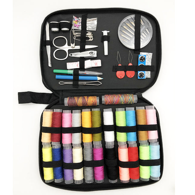 Factory direct supply portable sewing set 97 piece home sewing kit sewing box sewing tool combination set