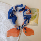 Maple leaf sound transmission orange / 58x58cm