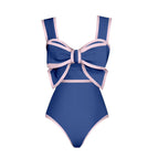 Blue individual swimsuit / S