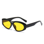 Black frame yellow film
