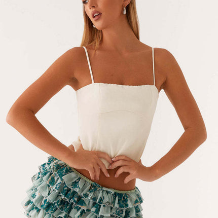 2025 New European and American Hot Selling Multi-Layer Cake Stacking Skirt Hot Pants Hot Girl Sexy Fashion Lace Skirt