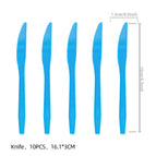 Blue knife-10pcs