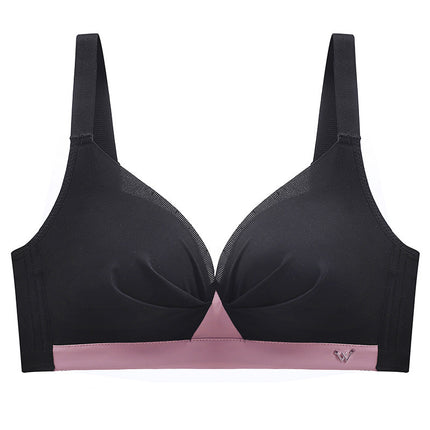 Manny Queen 5CM Thickened Thin Cup Bra Gather No Steel Rings Breathable Women's Underwear Manufacturers New Daifa