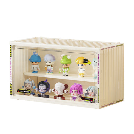 Bubble Martle Large-Capacity Toy Doll Hand-Made Display Box Blind Box Storage Display Stand Acrylic Transparent