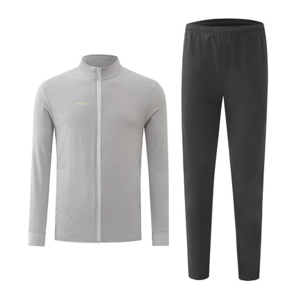New Badminton Uniform Jacket Black and White Suit Men's and Women's Long-Sleeved Volleyball Uniform Table Tennis Uniform Competition Training Uniform
