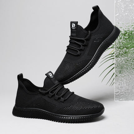 Men's Shoes, Summer Breathable Mesh Shoes, Trendy Hollow Mesh Men's Versatile Casual Sports Shoes, Drop Shipping