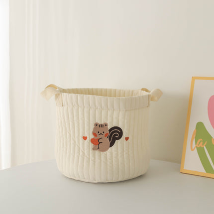 Ins Storage Basket Baby Diaper Clothes Toy Fixing Bag Bedding Storage Multi-use Storage Bag