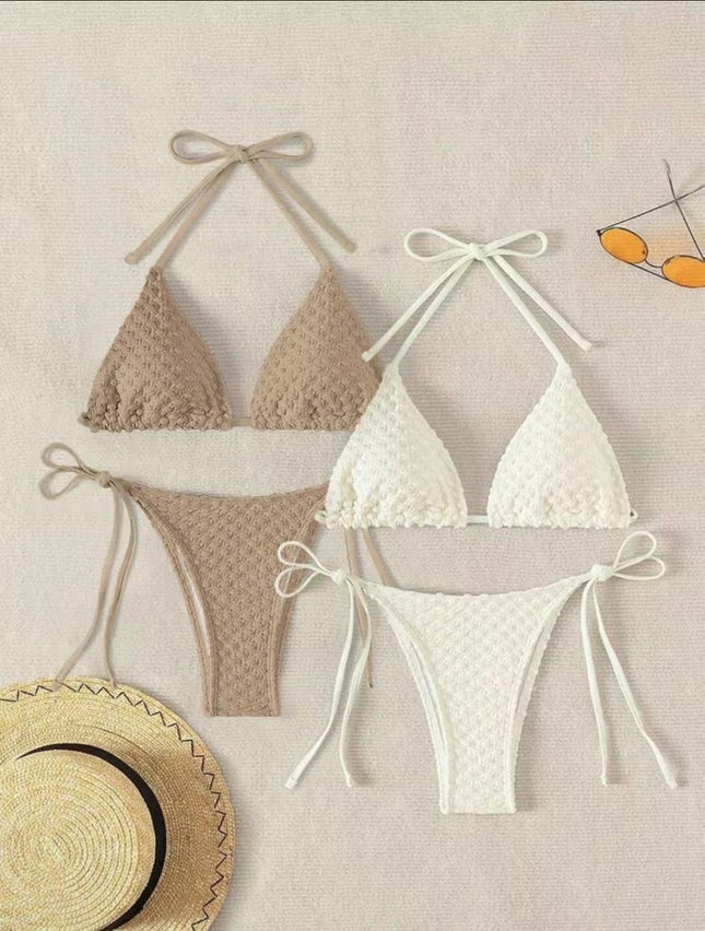 Amazon Cross-border Hot Selling European and American New Bikini Tube Top Split Sexy Spice Girls Bikini Foreign Trade Swimsuit Women