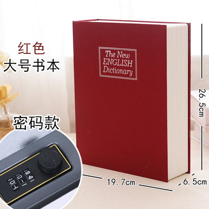Book Safe Piggy Bank Large Password Box with Lock Banknote Piggy Bank Child Cute Creative Birthday Gift