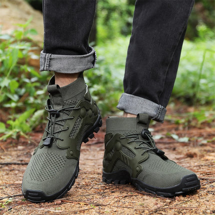 Outdoor Hiking Shoes, Non-Slip, Breathable and Wear-Resistant, Men's and Women's Cycling Shoes, Running Shoes, Outdoor Fishing, Camping, Hiking and Rock Climbing Shoes