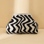 Wave pattern [black beige] / 30*22*9cm