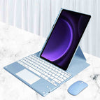 [touch model] 360 white ice blue protective cover square key touch keyboard to send the same color mouse [excluding stylus]]
