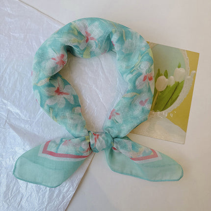 Printed Square Scarf / Foulard Carré Imprimé
