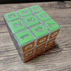 Transparent numbers six colors