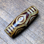 Buddha's eye dzi bead [14*40mm]