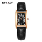 Belt black rose gold black [women's style]