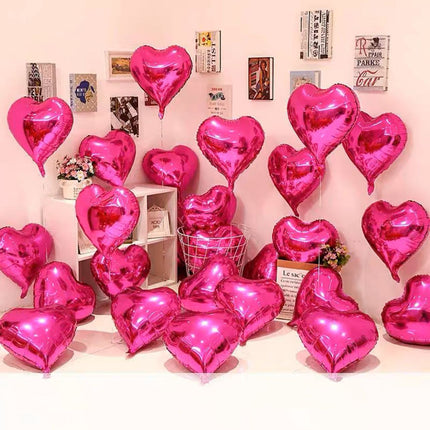 18inch Love Light Board Aluminum Film Balloon Wedding Room Decoration Valentine's Day Party Floating Love Balloon Wholesale