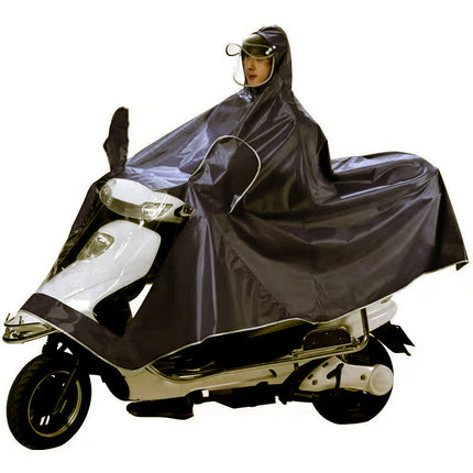 Raincoat Electric Battery Motorcycle Men's and Women's Thickened Double Super Large Long Full Body Rainstorm Protection Poncho Foot Covering