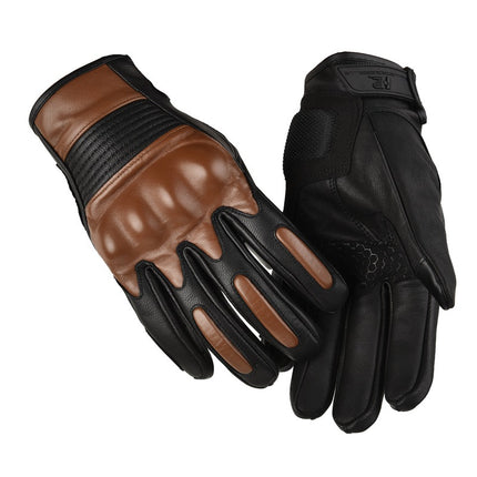 Motorcycle Gloves, Genuine Leather, Men's and Women's Riding Gloves, Tactical, Warm, Touch Screen, Multi-Color, Off-Road Protective Shell, Combat
