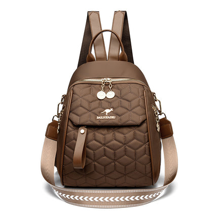 Cross-border New Women's Bag 2025 Casual Korean Women's Oxford Backpack Fashion Urban Commuter Travel Backpack