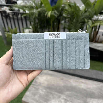 Women's Genuine Leather Fashion Long Zipper Mobile Phone Wallet High-grade Cowhide Men's Large Capacity Card Bag Two-in-One in stock