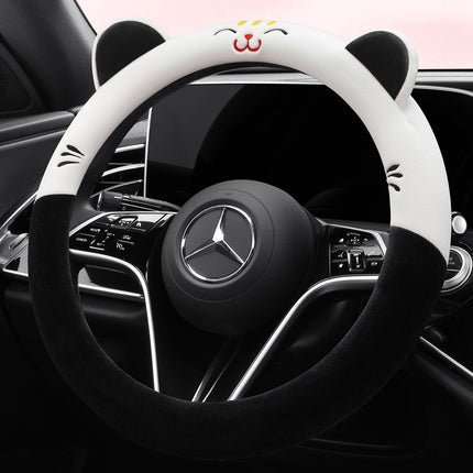 Four Seasons Universal Car Steering Wheel Cover Female Cartoon Girl Style Anti-Slip Sweat-Absorbent Summer Car Steering Wheel Cover