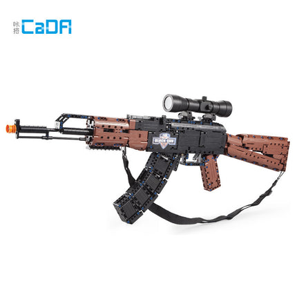Free Shipping Double Eagle Building Blocks Gun 98K Sniper Rifle Jedi Survival Assembled Boys Children's Educational Chicken Toys