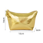 Golden trapezoidal bag