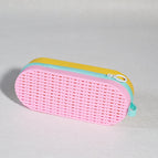 Swimming goggle storage box (pink yellow) / 20*8*5cm