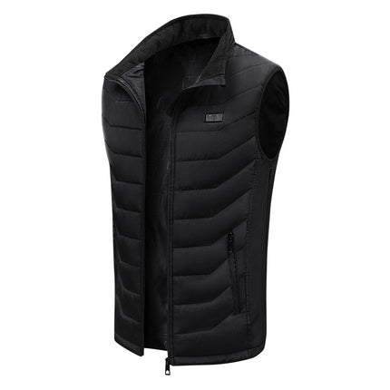 Heating Clothing, Rechargeable Heated Vest, Electric Heated Jacket, Winter Outdoor Skiing Warm Clothing, Wholesale Quick-Heating Cold-Proof Clothing