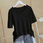 Black round neck clean version / Xl 55-60kg