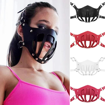 European and American Punk Style Personality Breathable Mask Party Masquerade Men's and Women's Mask Sex Mask Decorative Eye Mask