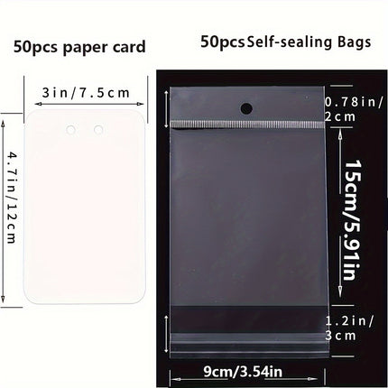 7.5*12cm key chain packing card Kraft paper card diy jewelry display cardboard key ring retail label