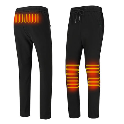 cross usb charging constant temperature men's and women's intelligent heating pants heated ski pants winter warm outdoor couples leisure