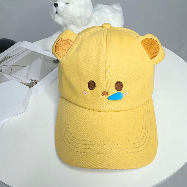 Factory in stock cute cute slug bear puppy pig baseball cap face small big brim cap wholesale
