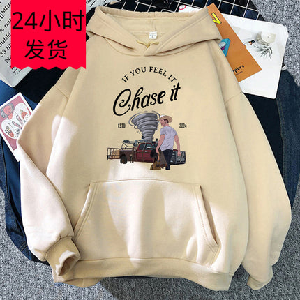 Twisters Movie Hoodie if You Feel It Chase It Women Harajuku
