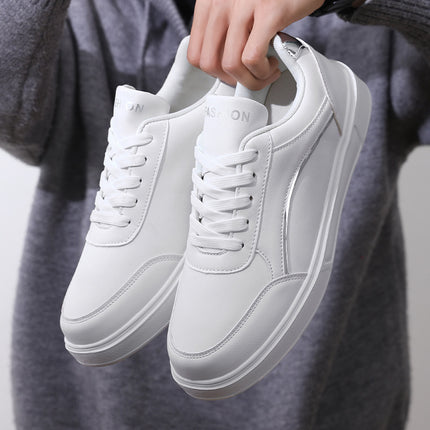 2025 Casual Fashion Sports Skateboard Shoes White Shoes Non-Slip Waterproof Breathable Women's Sneakers Versatile White Shoes