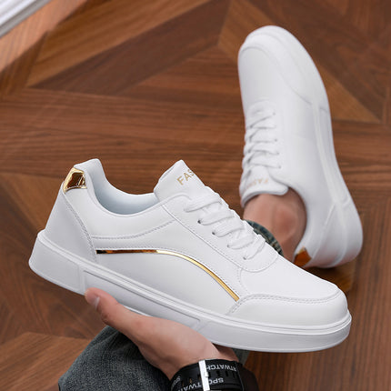 2025 Casual Fashion Sports Skateboard Shoes White Shoes Non-Slip Waterproof Breathable Women's Sneakers Versatile White Shoes