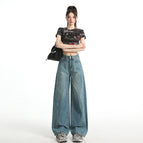 Vintage blue trousers / XS