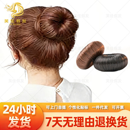 Yiwu Fu Jia Wig Manufacturer Direct Sales Hair Bun Maker Hair Ring Bun Accessories Quick Hair Bun Maker in Stock