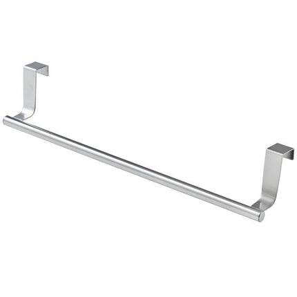 Ready-Made No-Drill Towel Rack Wardrobe Kitchen Cabinet Storage Rack Over-The-Door Bathroom